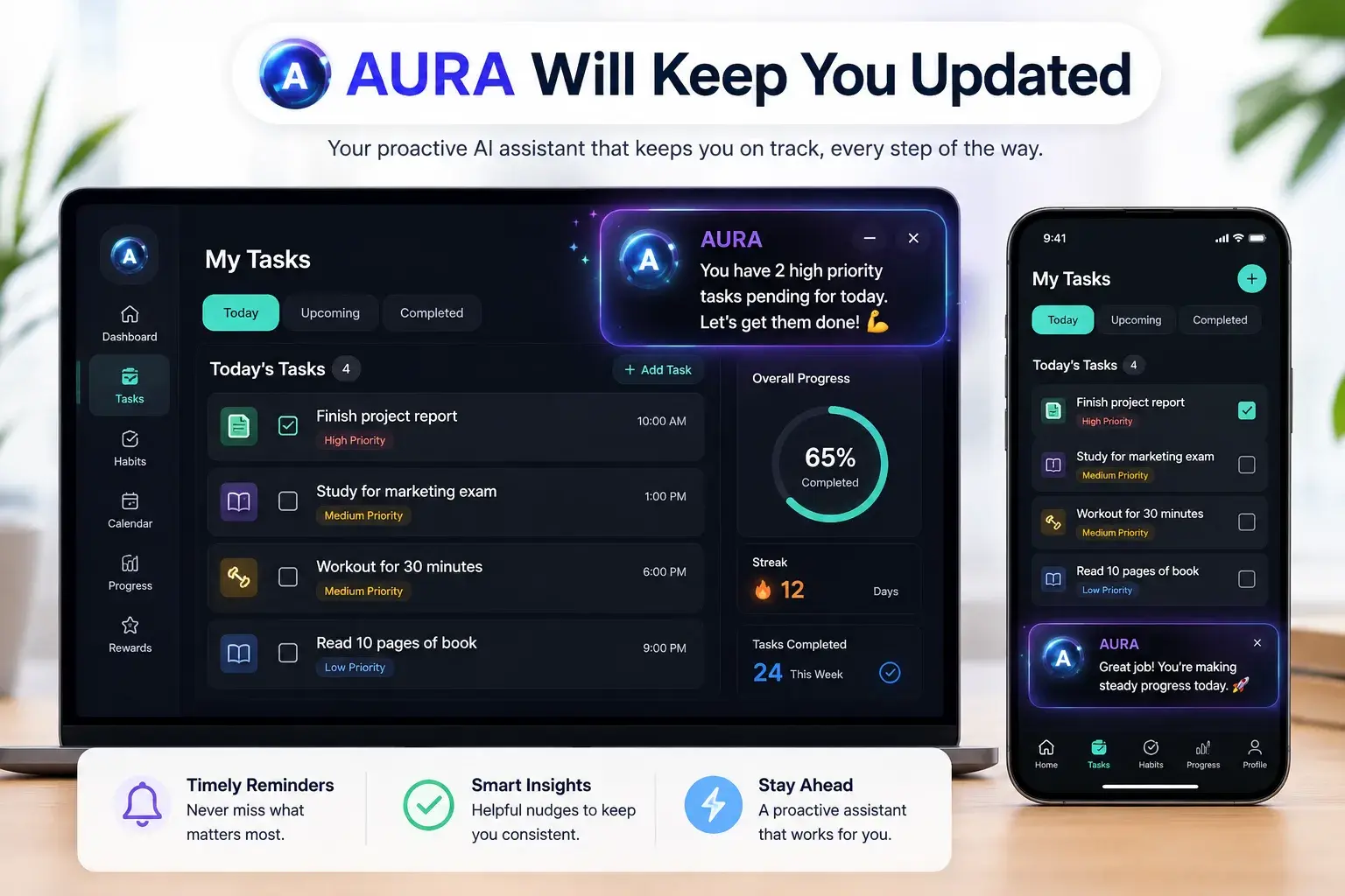 AURA Productivity Assistant Showcase