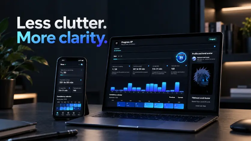 less clutter more clarity